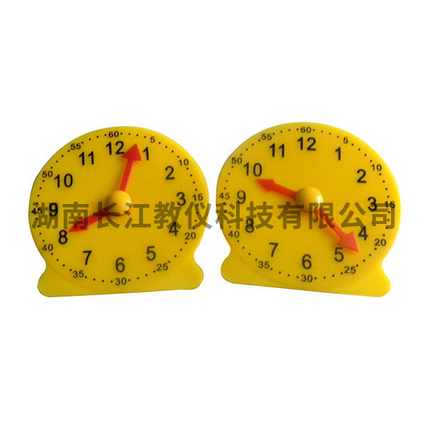 鐘表模型學(xué)生用，兩針，非聯(lián)動(dòng)